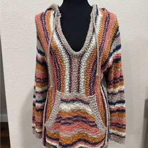 Easel Striped Multicolor Women's Sweater